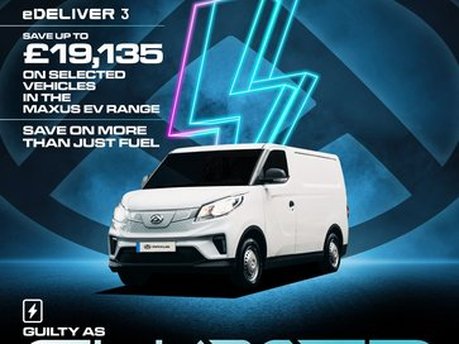 Discover the Maxus eDELIVER 3 | Save up to £19,135 across the EV Range