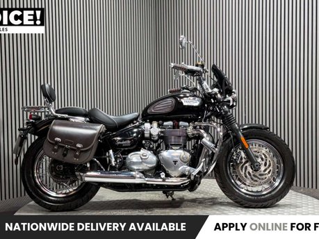 Triumph Speedmaster 2019 ONLY 24K LONG MOT PANNIERS SISSY BAR CRUISER ROADSTER