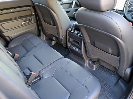 New Land Rover Defender 110 rear seat conversion Ebony Windsor trim for 2022 model onwards 6