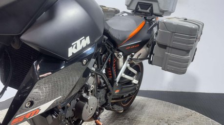 KTM Supermoto 2010 28K GOOD RUNNING PROJECT BIKE FULL LUGGAGE RUNS WELL 990CC 37