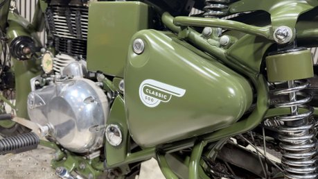 Royal Enfield Bullet 500 CLASSIC 2020 ONLY 11K ARMY COLOUR SCHEME 500CC A2 12