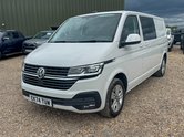 Volkswagen Transporter Crew Cab AUTO LWB L2H1 Highline T32 A/C Alloys Sensors EURO 6 NO VAT 3