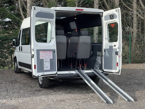 Peugeot Boxer 435 L3H2 16 SEAT NON-D1 LIGHTWEIGHT MINIBUS with A/C, Nav, Sensors, Ramp 2