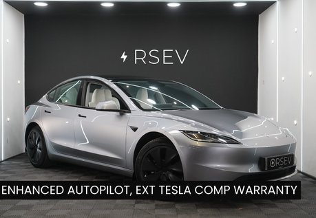 Tesla Model 3 LONG RANGE AWD White Interior Enhanced Autopilot Ext Tesla Comp Warranty