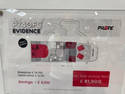 Pilote P740FC Evidence 2026 MODEL - X2 DUE IN 13