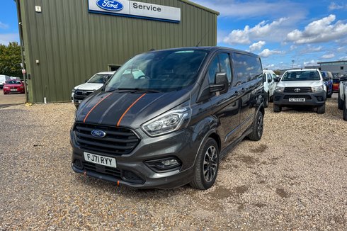 Ford Transit Custom AUTO SWB L1H1 Low Roof Sport 320 Air Con Alloys Sensors Cam EURO 6