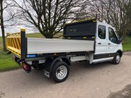 Ford Transit 350 Drw L3 130 ps Crew Cab Tipper - Air Con - Ex MOD 2