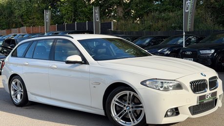 BMW 5 Series 520D M SPORT TOURING - ULEZ COMPLIANT - PRO NAV - 10 SERVICES - NEW MOT 