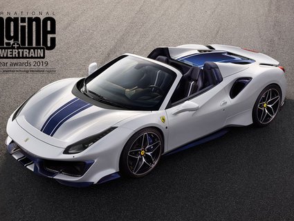 Ferrari's V8 wins 4th consecutive International & Powertrain of the Year Award