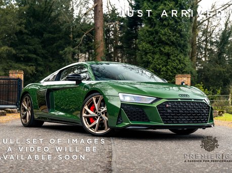 Audi R8 V10 PERFORMANCE EDITION. RWD. SONOMA GREEN. CARBON EXT. FULL PPF. B&O. 