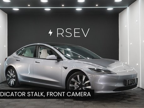 Tesla Model 3 PREMIUM LONG RANGE AWD Quicksilver White Interior Stalk Front Camera VATQ