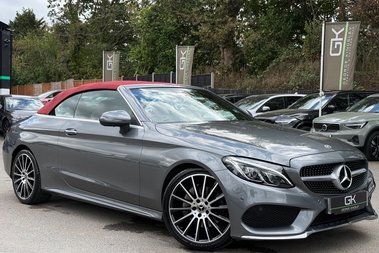 Mercedes-Benz C Class C 220 D AMG LINE PREMIUM PLUS - SELENITE GREY WITH CRANBERRY LEATHER