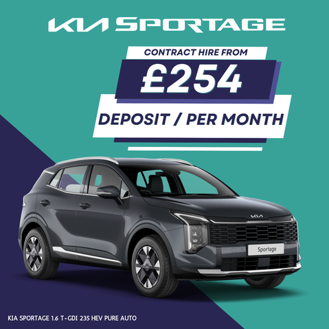 Image of Kia Sportage with £254 per month offer.