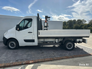 Vauxhall Movano R3500 L2 145 ps Dropside Truck with PH FV500 Swing Lift 9