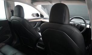 Tesla Model 3 LONG RANGE AWD 1 Owner Solid Black Ryzen GROK Adaptive LEDs Pano Roof VATQ 15