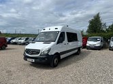 Mercedes-Benz Sprinter AUTO LWB L3H1 Ex-Police 9 Seats Racking Cruise FSH EURO 6 NO VAT 2