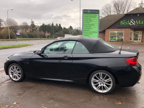 BMW 2 Series 218D M SPORT convertible just 49,000m, Nav, bluetooth, sport seats £165 tax 8