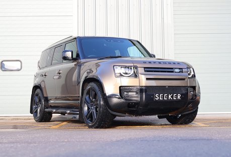 Land Rover Defender 110 D300 HARD TOP COMMERCIAL  X-DYNAMIC HSE GENUINE REAR SEATS  SEEKER STYLED