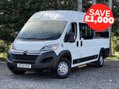 Citroen Relay 40 L4H2 17 SEAT LIGHTWEIGHT NON-D1 MINIBUS with RAMP, SENSORS. Euro 6 1