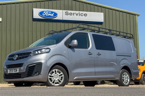 Vauxhall Vivaro Crew Cab LWB L2H1 Low Roof Sportive 294 Air Con Sensors EURO 6 NO VAT