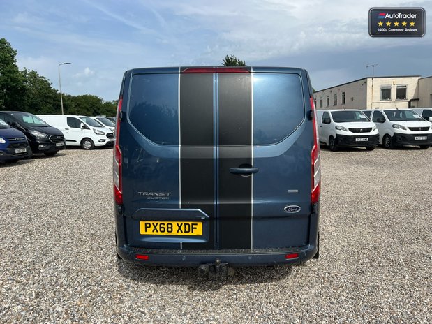Ford Transit Custom LWB L2H1 Low Roof Sport 280 Air Con Alloys Sensors Cam Tow Bar EURO 6 NO VA 7