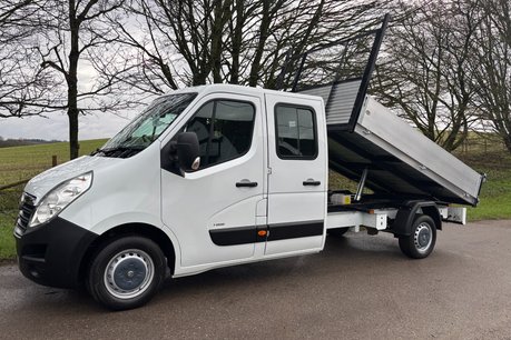 Vauxhall Movano F3500 L3 125ps Crew Cab Tipper - Air Con - New Body