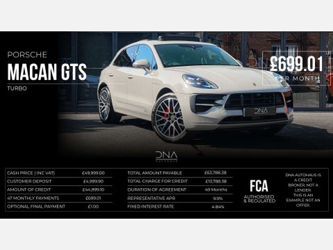 Porsche Macan 2.9 Macan GTS Semi-Auto 4WD 5dr 5