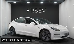 Tesla Model 3 LONG RANGE AWD Ryzen GROK AI One Owner Heat Pump Adaptive LEDs VAT Q 1
