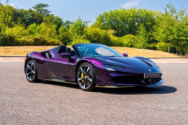 Ferrari SF90 Spider ATELIER EXAMPLE. VIOLA HONG KONG. CARBON INT & EXT. FRONT LIFT. 1
