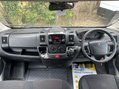 Peugeot Boxer 440 L4H2 LIGHTWEIGHT NON-D1 MINIBUS 17SEATS w FULL WIDTH RAMP. E6 4