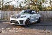 Land Rover Range Rover Sport SVR CARBON EDITION. DEPLOYABLE SIDE STEPS. MATRIX LEDs. CARBON FIBRE ENGINE BAY