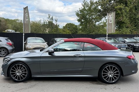 Mercedes-Benz C Class C 220 D AMG LINE PREMIUM PLUS - SELENITE GREY WITH CRANBERRY LEATHER 11