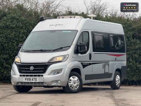 Hobby Vantana Fiat|2 Berth|4 Belt|Rear Tranverse Bed|Awning|Solar Panel|TV Ariel