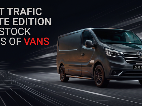 Renault Trafic Graphite Edition now in stock at Loads of Vans