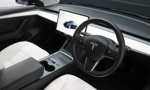 Tesla Model 3 RWD White Interior 19" Sport Wheels GROK Ryzen Chip One Owner Heat Pump 2