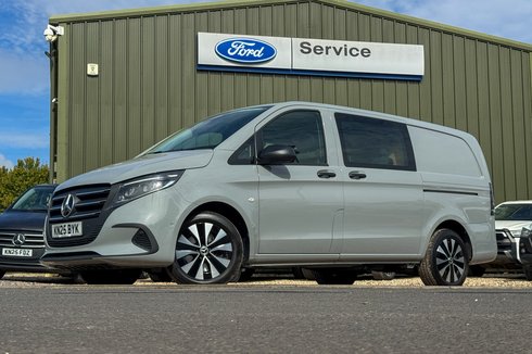 Mercedes-Benz Vito Crew Cab AUTO LWB L2H1 Low Roof Air Con Alloys Sensors Cam EURO 6