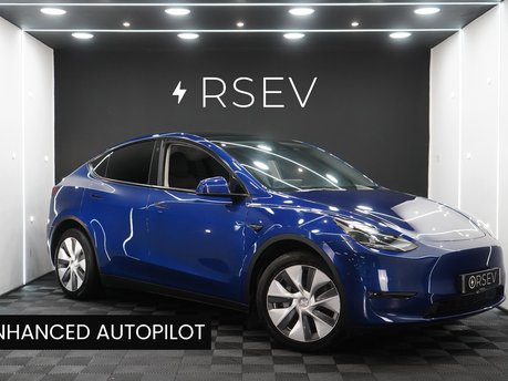 Tesla Model Y LONG RANGE Enhanced Autopilot Auto Park & Summon Deep Blue Metallic 1 Owner