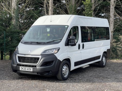 Peugeot Boxer 435 L3H2 16 SEAT NON-D1 LIGHTWEIGHT MINIBUS with A/C, Nav, Sensors, Ramp 1