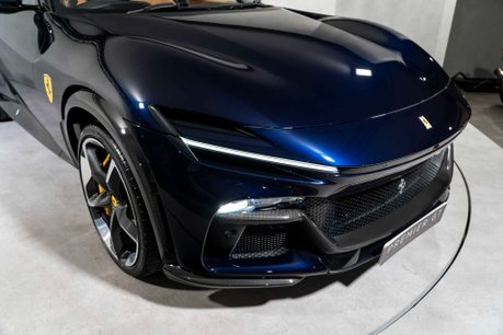 Ferrari Purosangue ATELIER. EXTENSIVE CARBON FIBRE. PAINTED SHIELDS. PASSENGER DISPLAY. P/ROOF 42