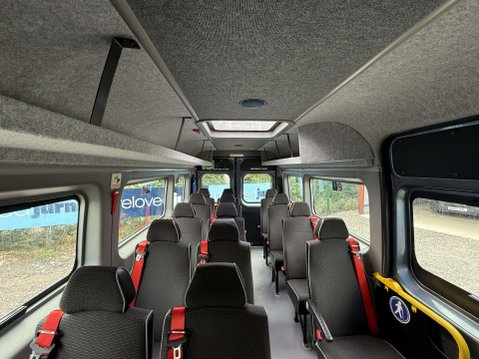 Peugeot Boxer L4H2 Non-D1 17-seat Minibus Lite with A/C, Cameras, Towbar, Internal luggag 9