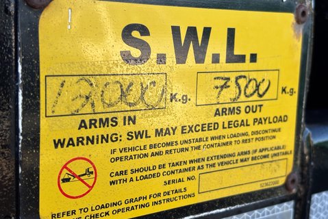 DAF LF LF 290 FA 18T Skip Loader - Hyva Gear - Easy Sheet 10