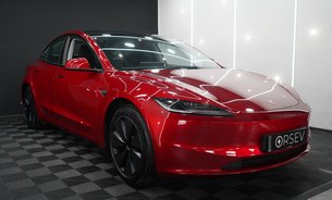 Tesla Model 3 LONG RANGE AWD Ultra Red Now with GROK Heated & Cooled Seats One Owner 10