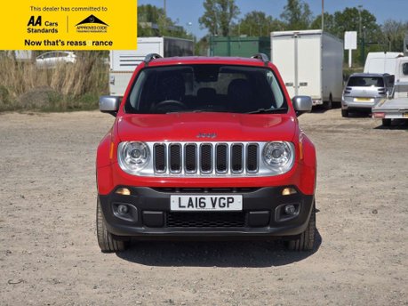 Jeep Renegade 2.0 MultiJetII Limited SUV 5dr Diesel Auto 4WD Euro 6 (s/s) (140 ps) 2