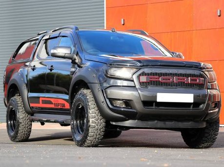 3.2 No VAT Ford Ranger Seeker Raptor Edition Truck in black!