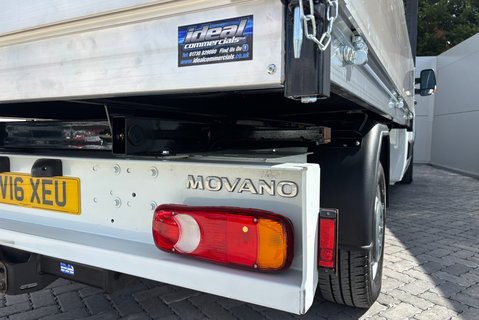 Vauxhall Movano F3500 L3 125 ps Crew Cab Tipper - Air Con - Euro 6 23