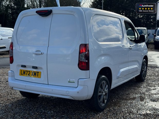 Peugeot Partner SWB L1H1 Low Roof Asphalt Air Con Alloys Camera Nav Sensors SELECT 6
