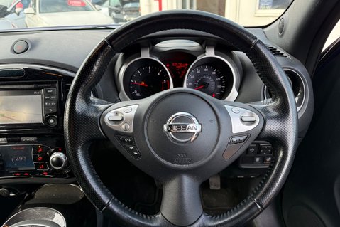 Nissan Juke TEKNA DCI.. £20 ROAD TAX.. 9 SERVICES..SAT NAV..CRUISE CONTROL..LEATHER 13