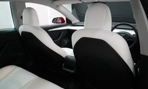 Tesla Model 3 LONG RANGE AWD White Interior Red Multi-coat Ryzen GROK AI One Owner VAT Q 16