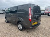 Ford Transit Custom Crew Cab AUTO SWB L1H1 Low Roof Limited 300 Air Con Alloys EURO 6 11
