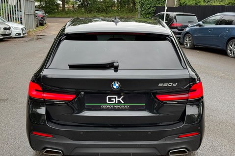 BMW 5 Series 520D M SPORT TOURING -FULL SERVICE HISTORY -TWIN DASHCAMS -GHOST -BIG AUDIO 8